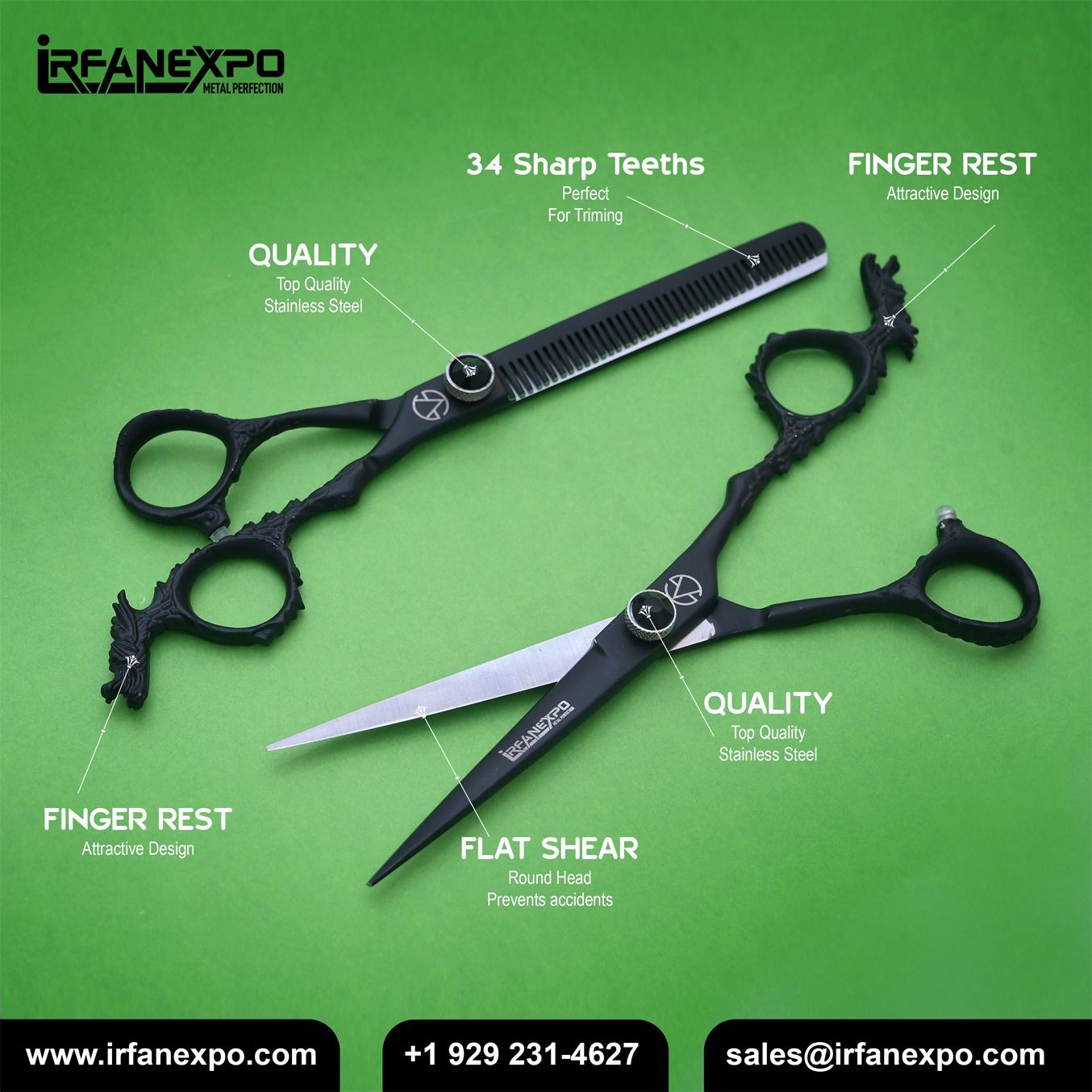Dragon Edge Pro Haircutting Scissor Set