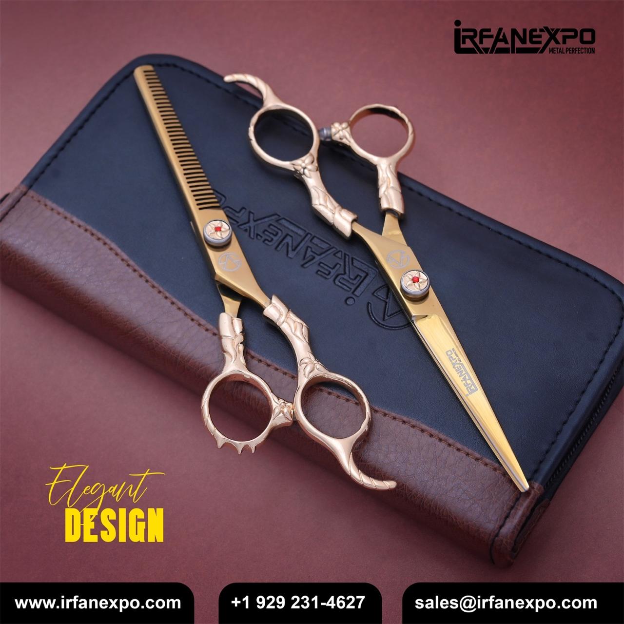 IRFANEXPO Professional Hair Cutting Shears Set